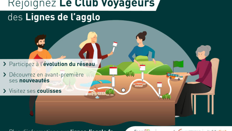 <span style='color:#8B1434;font-size:12px;'>Info Lignes de l'Agglo</span><br> Le Club des Voyageurs