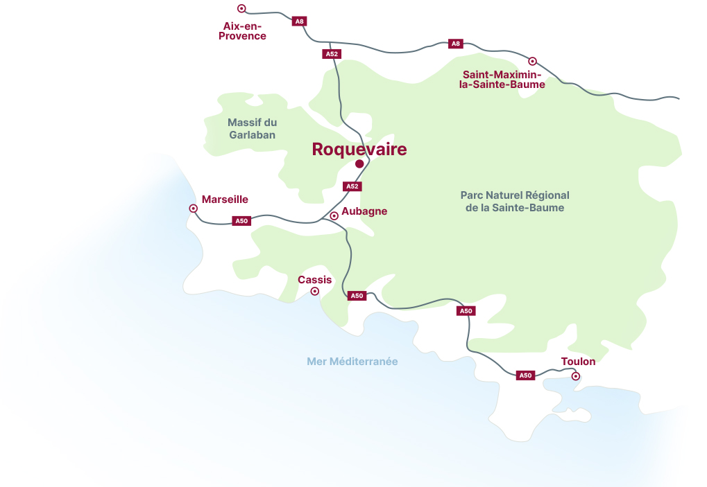 Carte Roquevaire